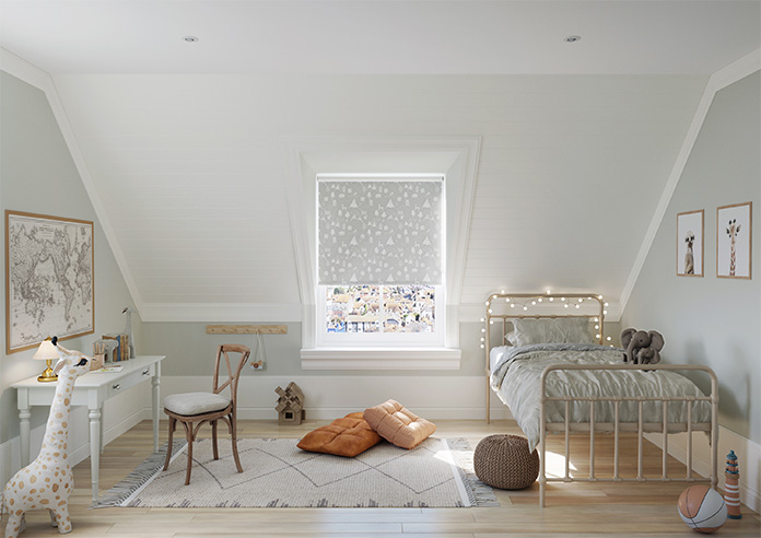 Mountain Hilltop, Nimbus Grey - Twist&Fit Roller Blind - Image 8